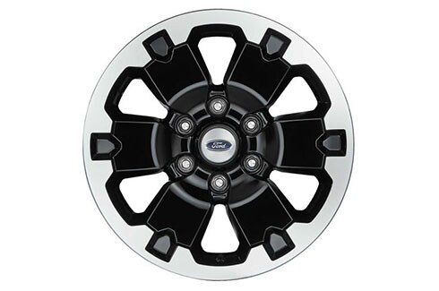 Descubre Accesorios Ford Bronco en PR, Rines Negros, 18 Pulgadas, Acabado Industrial, Set de 5